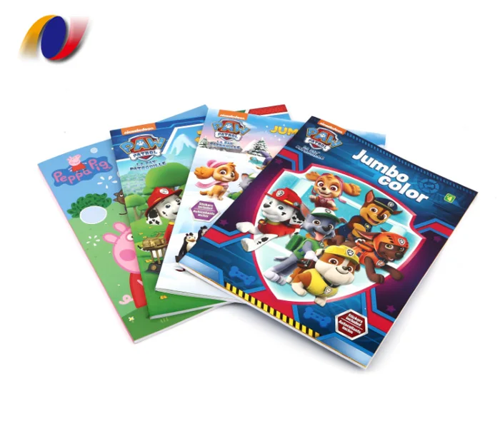 High quality baby children color soft book coloring book for kids
