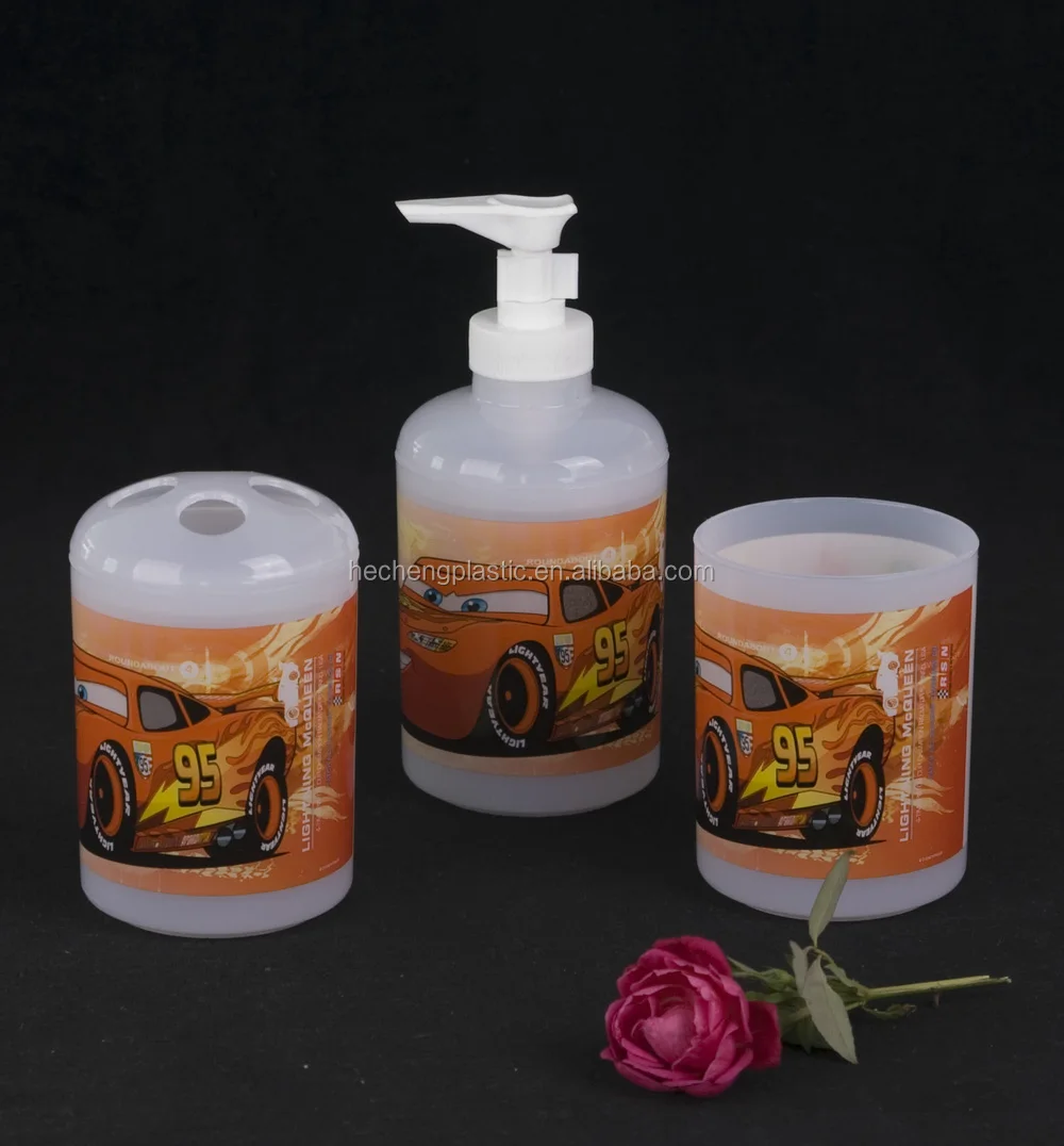 Cheap Sale Children PP Bathroom Accessories New Hotel Bath Set