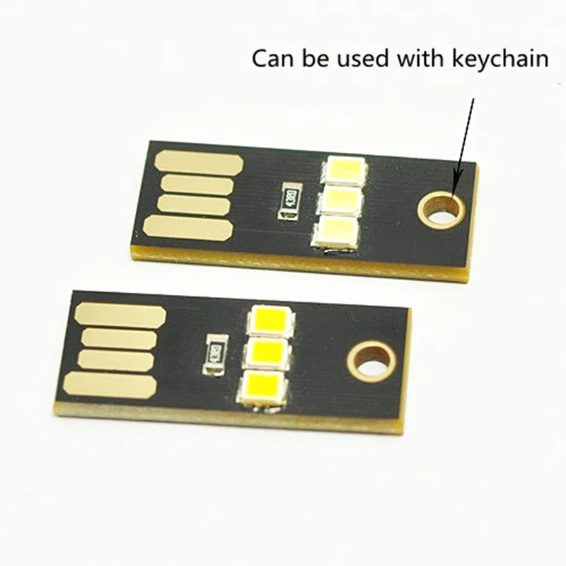  Ультратонкая Портативная usb-лампа ультратонкий светильник для кемпинга с 3 светодиодами мини-ночник