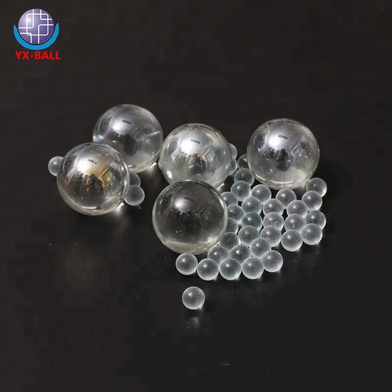 Широко используемый 3,969 мм 4 мм 4,5 мм 4,763 мм Твердый пузырьковый прозрачный стеклянный шар