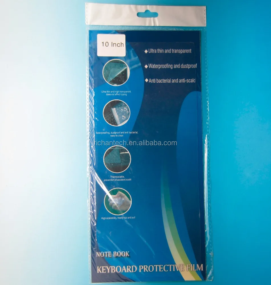 Notebook plain universal laptop size flexible silicone rubber keyboard protective cover skin film