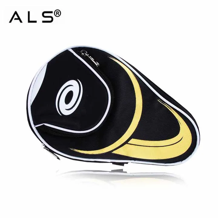 
Waterproof Polyester Table Tennis Racket Bag PingPong Paddle Bat Storage Case PingPong Racket Bag 