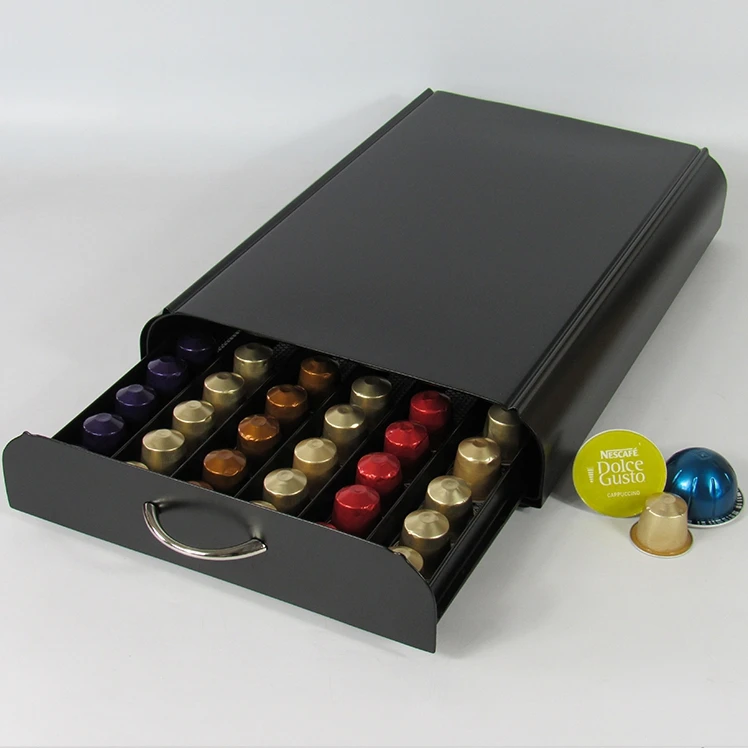 50pcs multi-functional coffee drawer Dolce Gusto/Nespresso/Vertuoline capsule drawer coffee pod holder