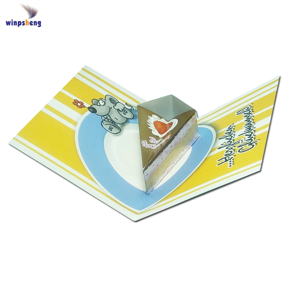 
New Innovation Products Invitation Card 3D Pop up Wedding Souvenirs & Happy Birthday Anniversary Paper,300 G Art Paper OEM & ODM 