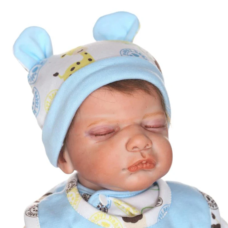 Wholesale new handmade 22inch soft silicone vinyl baby lovely cheap reborn baby dolls