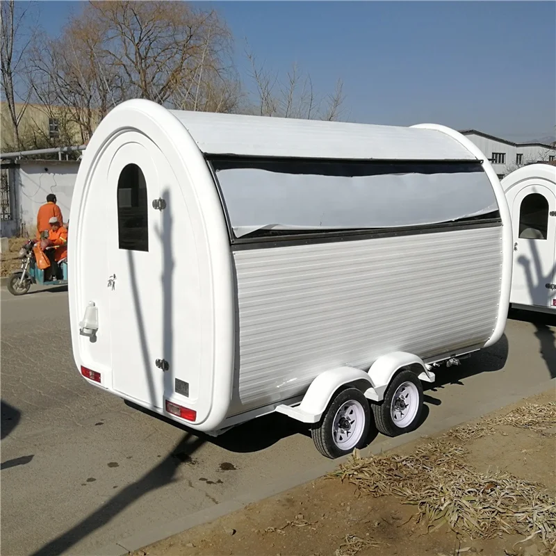 Mobile coffee cart hot dog cart grill food van for sale