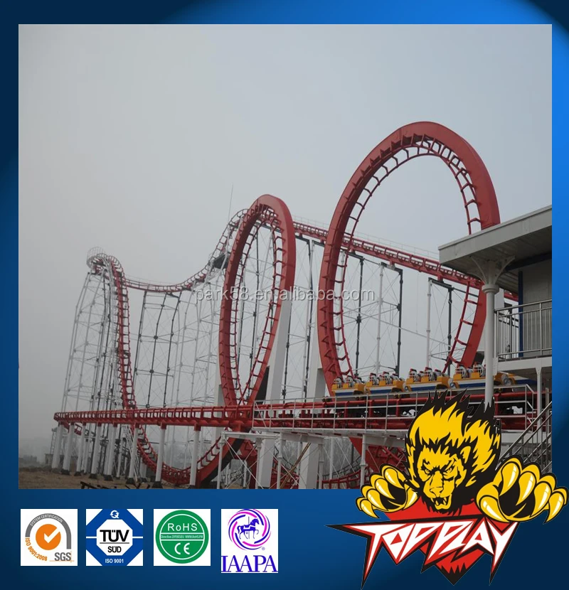 King of amusement thrilling cheap roller coaster for sale