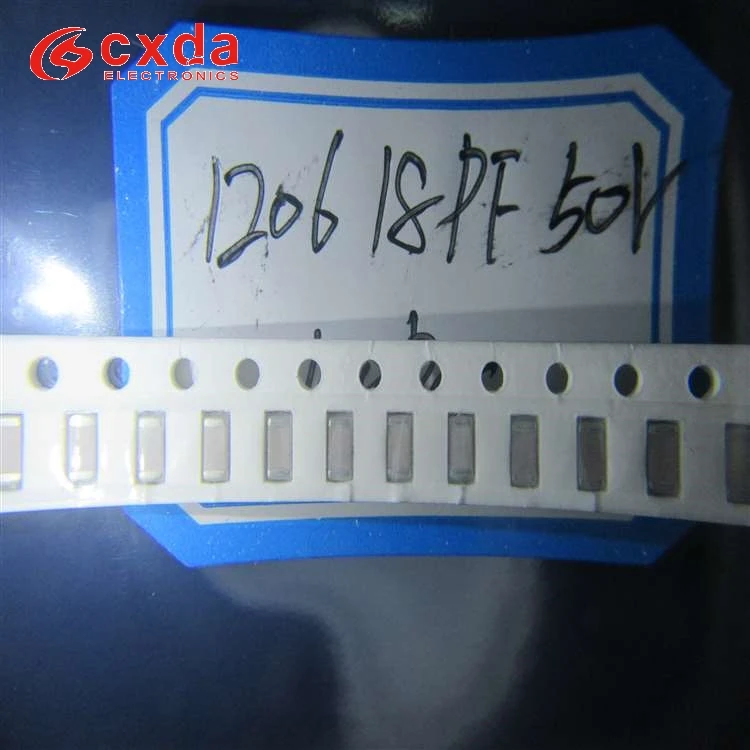 
Multilayer Ceramic Capacitors MLCC - SMD/SMT 18pF 50volts C0G 10% VISHAY IC 1206 18PF 