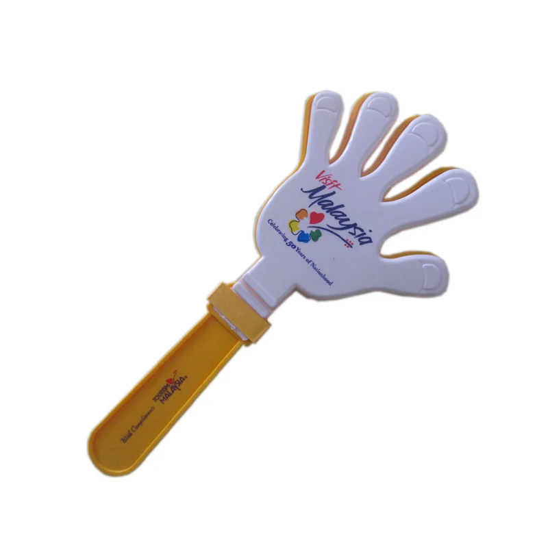 
D114 factory hand clapper stock cheering hand clapper with custom imprint logo for promotion 