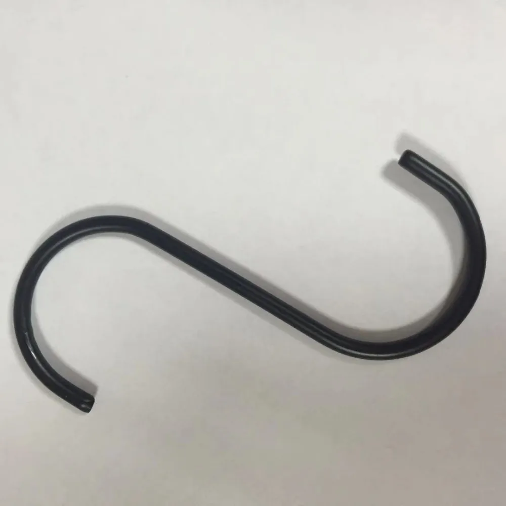 Stainless steel S type shape hook metal J hook, S hook for kitchen hanger