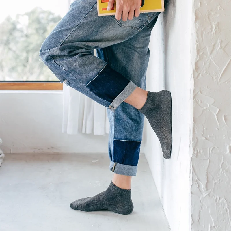 
Cheap China Good Quality Ankle Mens Bamboo Elite Socks 