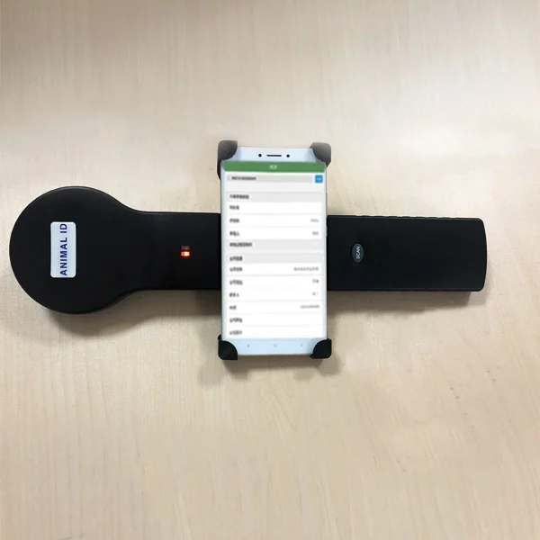 
IOS and Android compatible RFID reader for animal smart management 