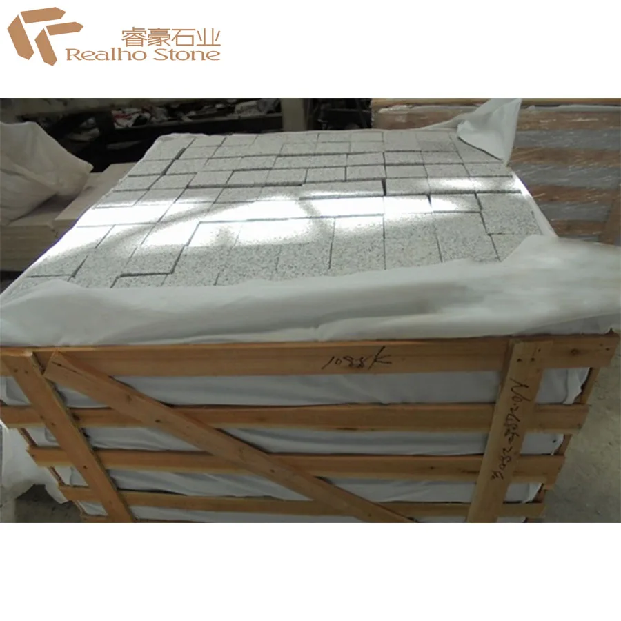 Китайский Недорогой гранитный камень G603, светло-серый кубический камень для мощения дорожек или парка