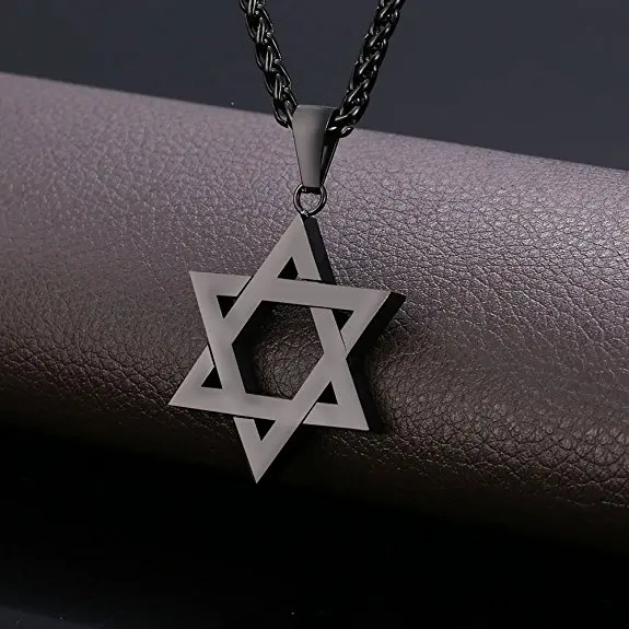 Wholesale Israel Jewish Star Of David Hollow Amulet Pendant