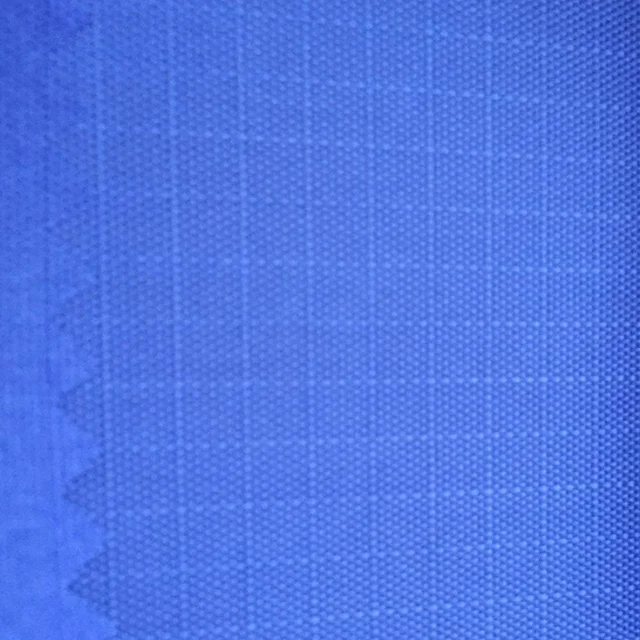 200D 4/4 Polyester Ribstop Oxford Fabric With PU Coating