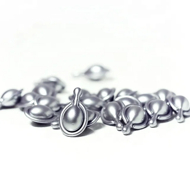 
Silver foil organic face gentle whitening removing freckles dark spot serum capsules for skin 