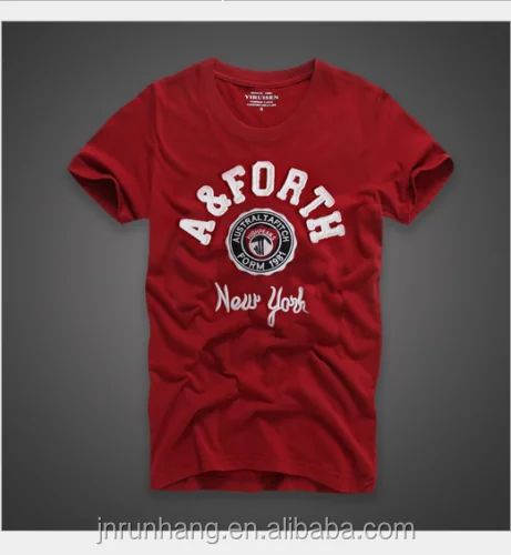 Short sleeve custom silk screen printing logo t-shirt