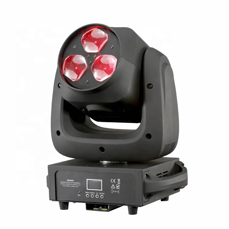 
Popular 3*40w 4 in 1 zoom beam wash dj moving head light 