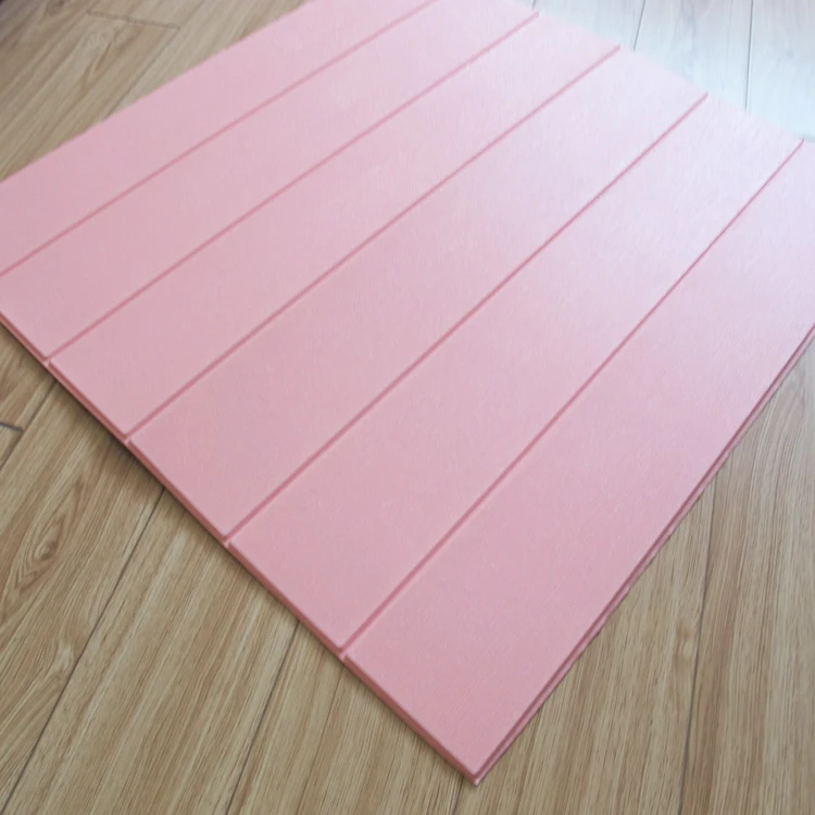 Moden wood 3D wall paper XPE foam/self adhesive wall decoration sticker/3D foam wall paper