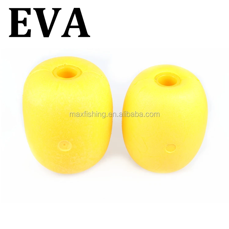 Bright Yellow E.V.A Floats, fishing net floats