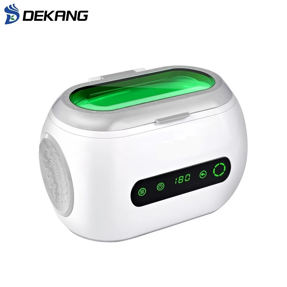 Mini Portable Household Ultrasonic Cleaner for Jewelry Glasses 600ml 35W