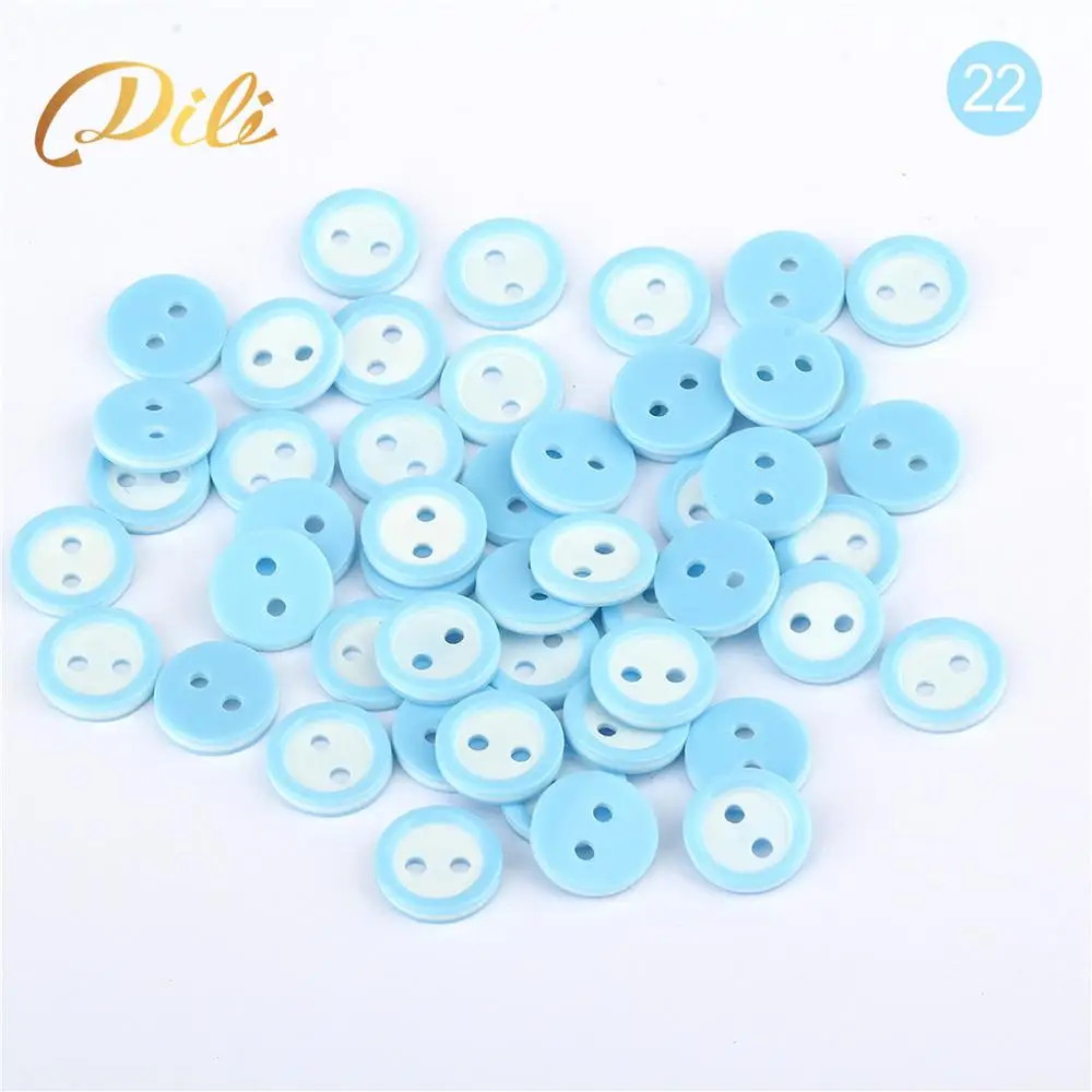 10mm Diameter Resin Button Two Holes Buttons for Shirt  button with logo