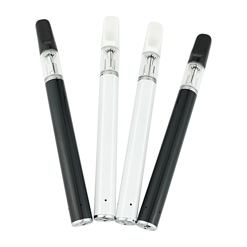 Vaporizer Pen Disposable .5ml  1.6mm 2.0mm Hole Size Vape Pens with Plastic Tube Packaging