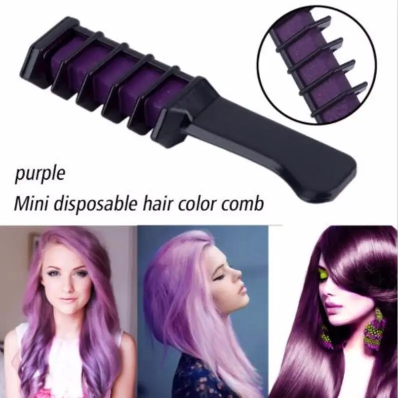 Mini Disposable Personal Salon Use Hair Dye Comb Professional Crayons For Hair Color Chalk Hair Dyeing Tool