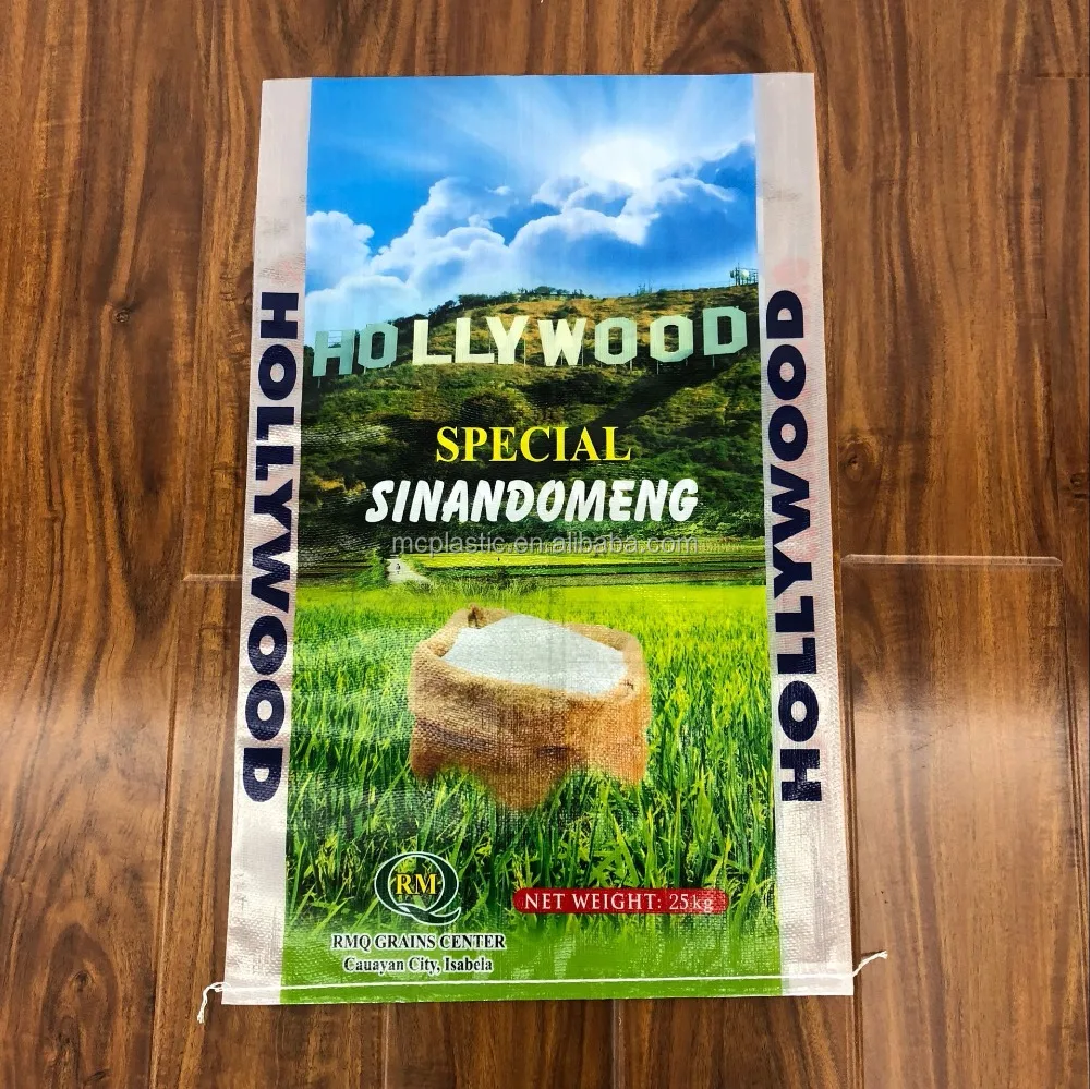25 кг ПП плетеный рисовый мешок Филиппины