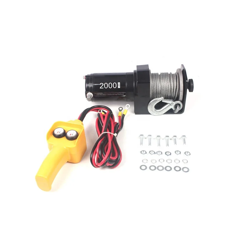 
2000lbs 12 volt electric anchor winch 