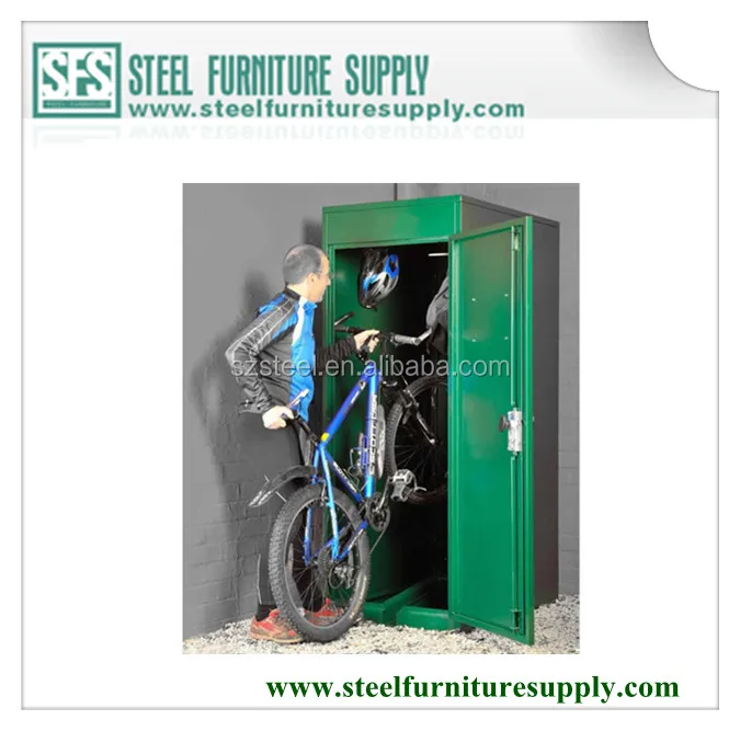 Metal Safety Outdoor Bike Storage Bike Storage Cabinet for Bikes