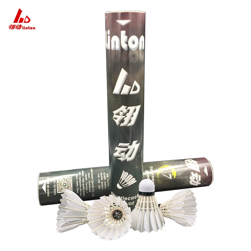 Chinese factory best sale in Korea goose feather with lowest price badminton shuttlecock