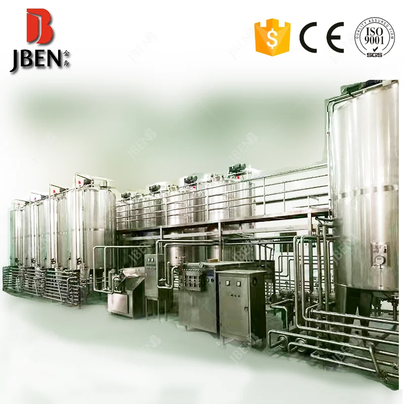 
Flavoured Milk Production Line With Milk Powder Dissolving With Water 