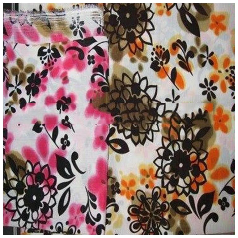 Креп-ткань koshibo из 100% полиэстера с цветочным принтом для женского платья Южной Америки