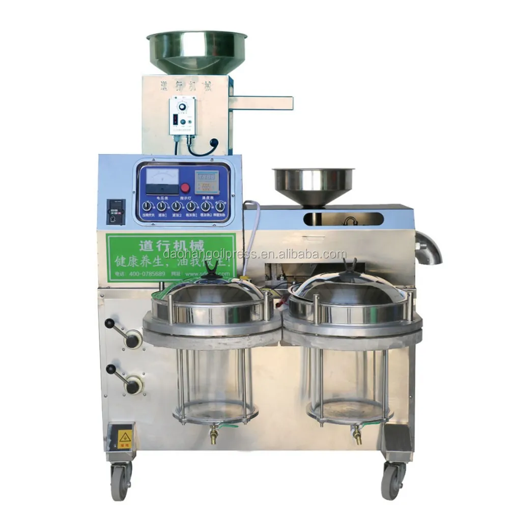 Automatic Pumpkin Papaya Flaxseed Walnut Almond Peanut Rapseed Coconut Avocado oil press extraction  machine