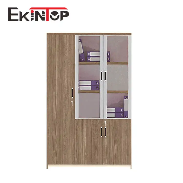 Ekintop top 10 manufacturers cardboard 4 door filing craft design in book shelf storage cabinet