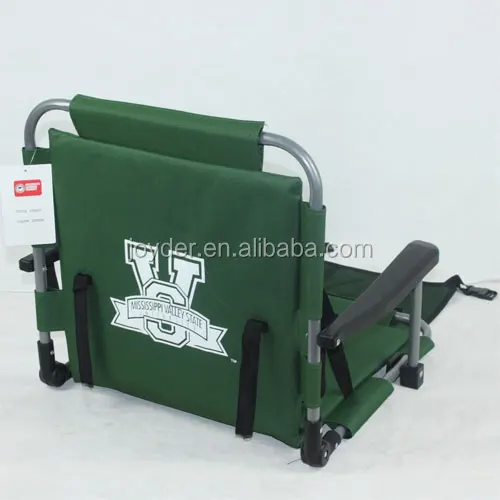lightweight portable wholesale folding back seat stadium chair