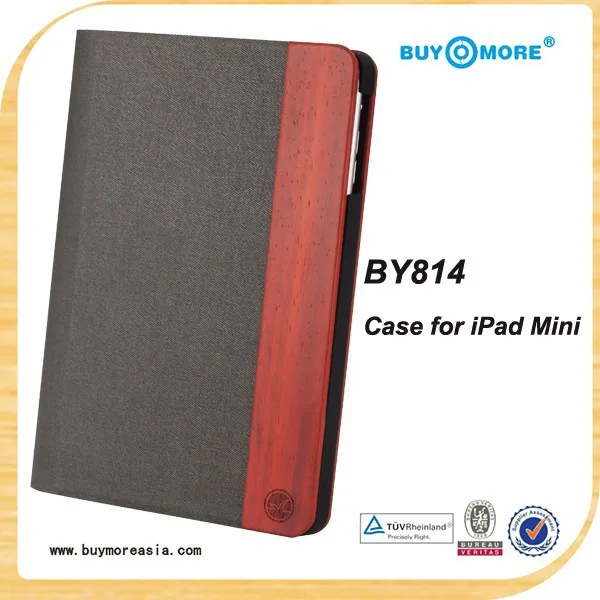 Натурального дерева смешанный высокое качество кожаный планшет ноутбук для Ipad мини Macbook чехол обложка