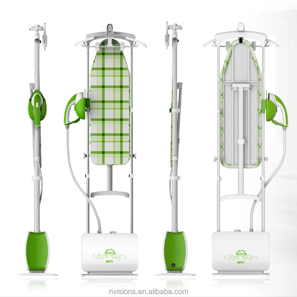 High pressurized steam iron and garment steamer with ironing board NV396