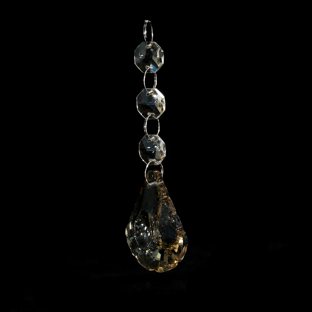 
Glass lamp bead garland curtain crystal drop pendant for chandelier 