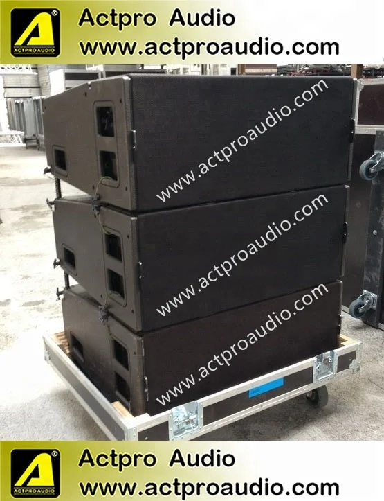 KUDO line array speaker dual 12 inch three way line array speaker