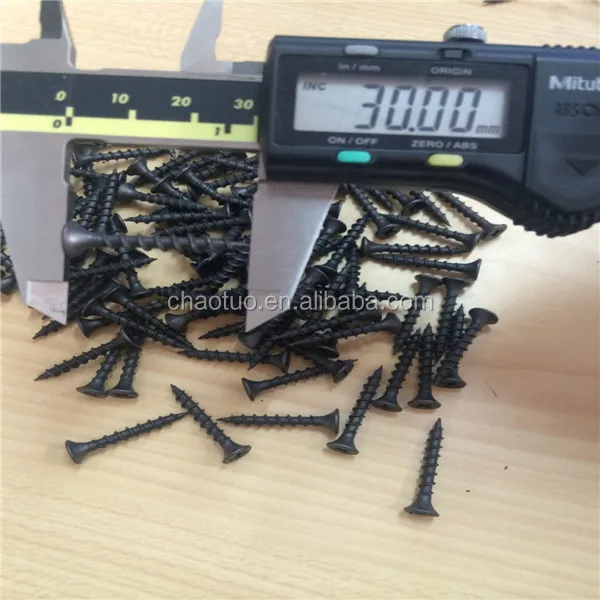 
China factory produce black MDF screw drywall screw gypsum screw with low price 