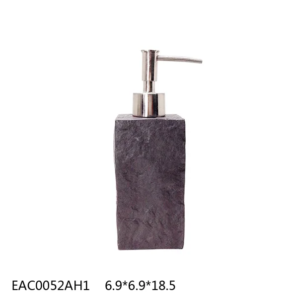 New natural stone effect concrete bathroom set 5pcs for hotel / home