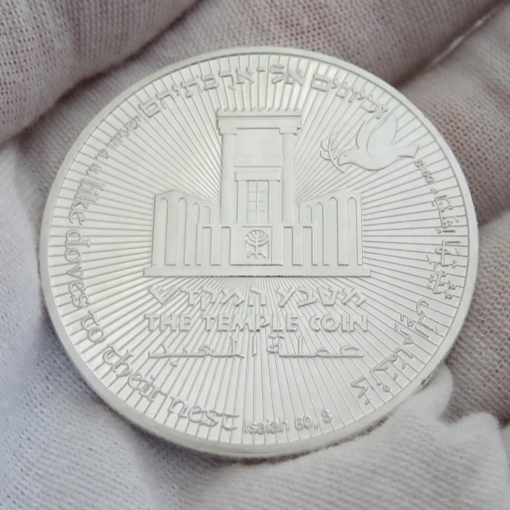 THE TEMPLE COINS Silive High quality cheap wholesale custom challenge custom coin