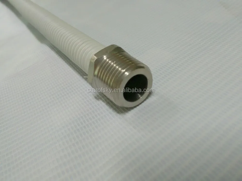
Good quality!ISO CE half inch extensible plumbing stainless steel flexible gas and water hoses with PE/PVC coated 