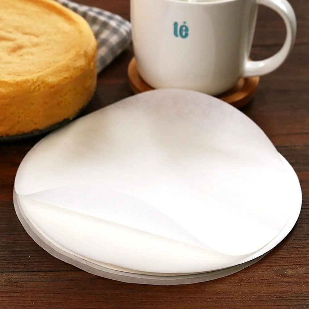 
8 inch Round Baking Parchment Paper Cake Tin Liner 