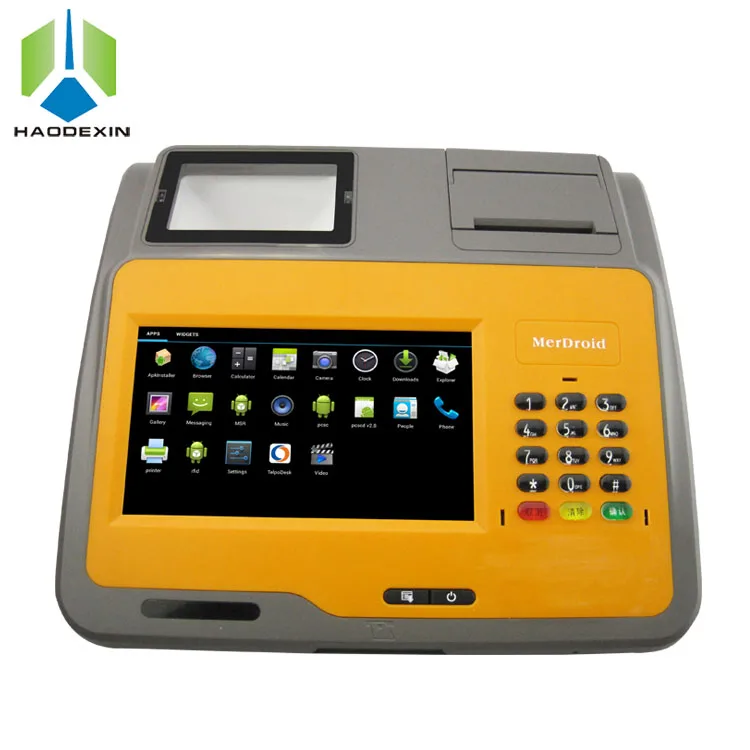 Automatical paper cutting, wireless routing wireless POS terminal with printer GC-039D