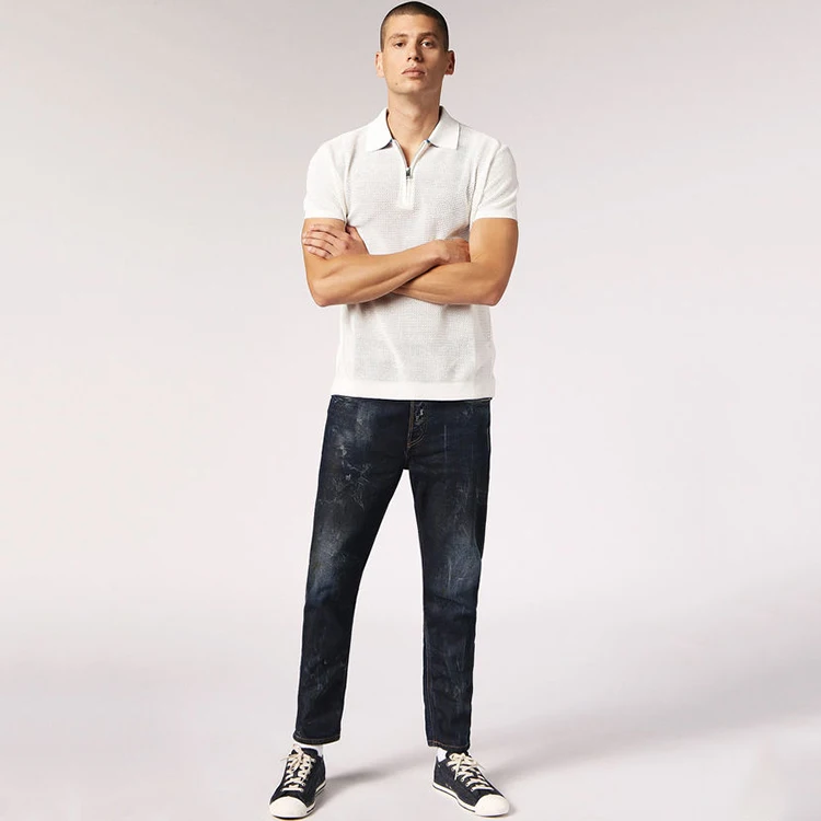 
1/4 zipper cotton mens sport sweater polo sweater 