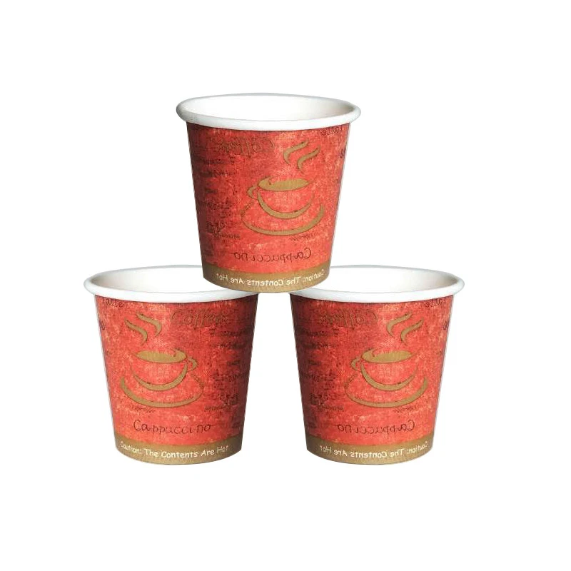 
New Design Fashion Style Single Wall Disposable Paper Cup 7 Oz Wholesale Manufacture Printed Logo 