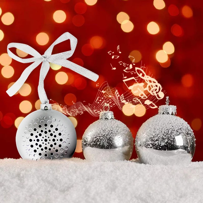 Christmas Small Ball Speaker/ Hanging Ball Speaker/ Christmas Ball Speaker